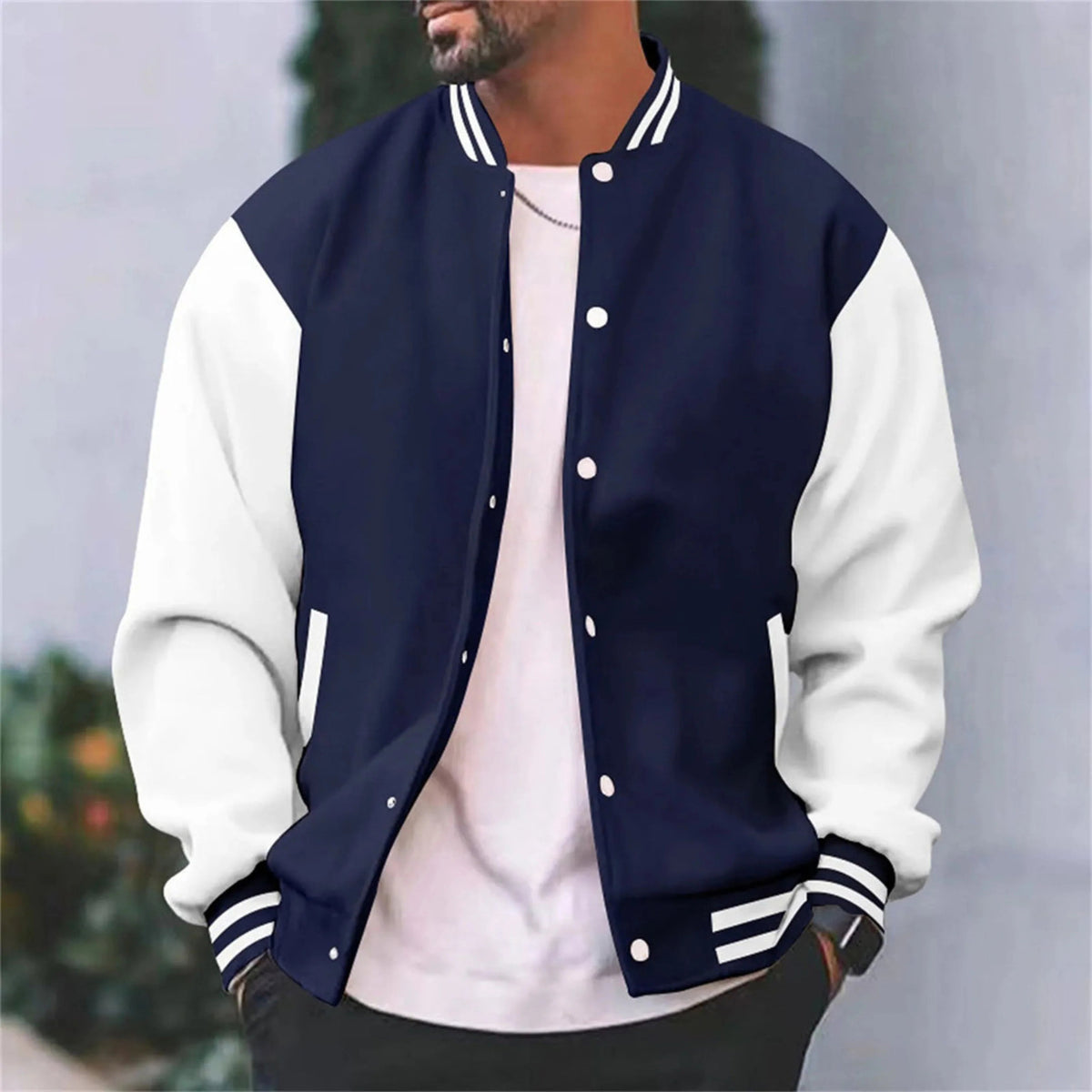 Veste Bomber Varsity pour Hommes Style Sportif 1