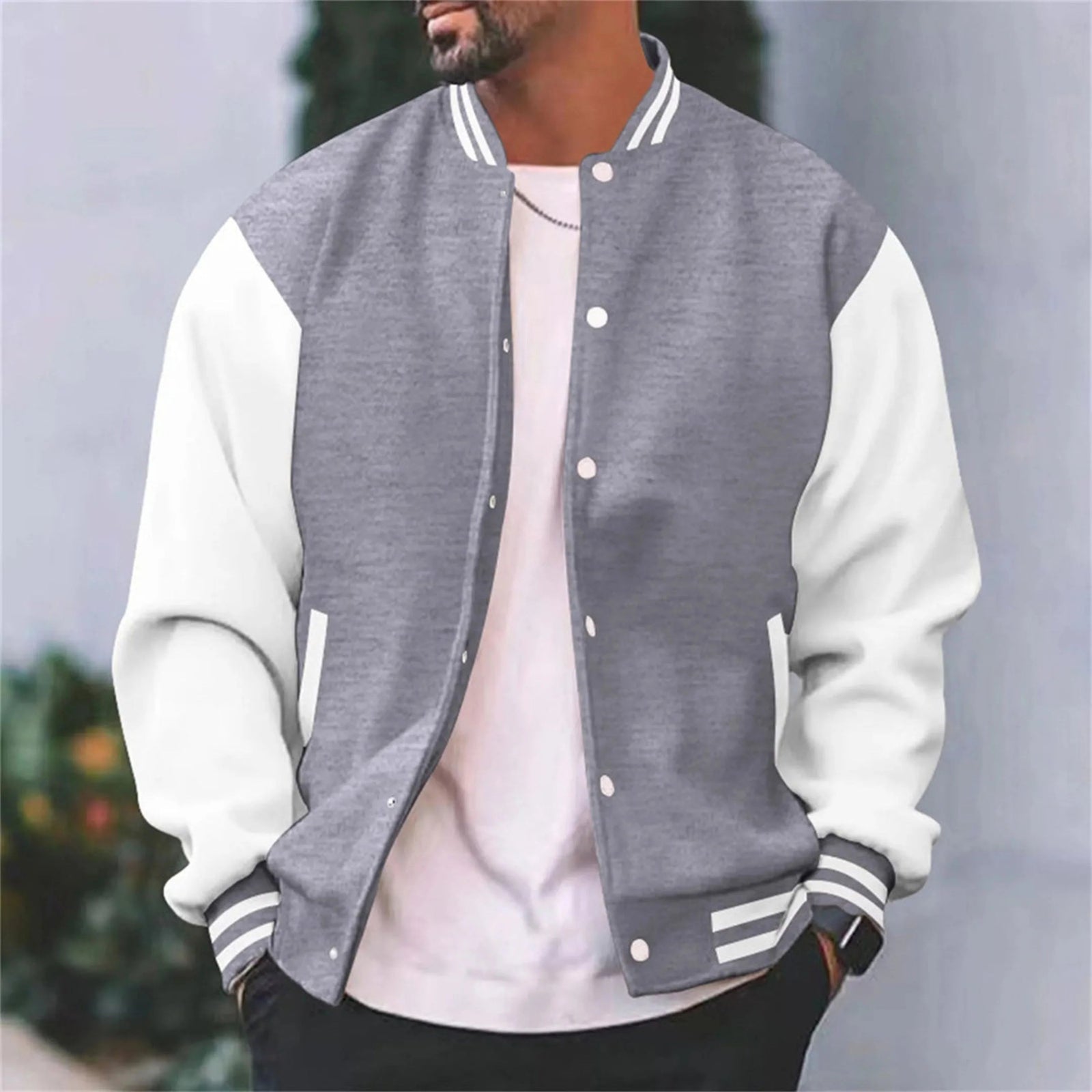 Veste Bomber Varsity pour Hommes Style Sportif 2