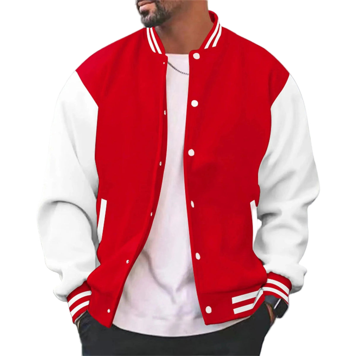 Veste Bomber Varsity pour Hommes Style Sportif 4