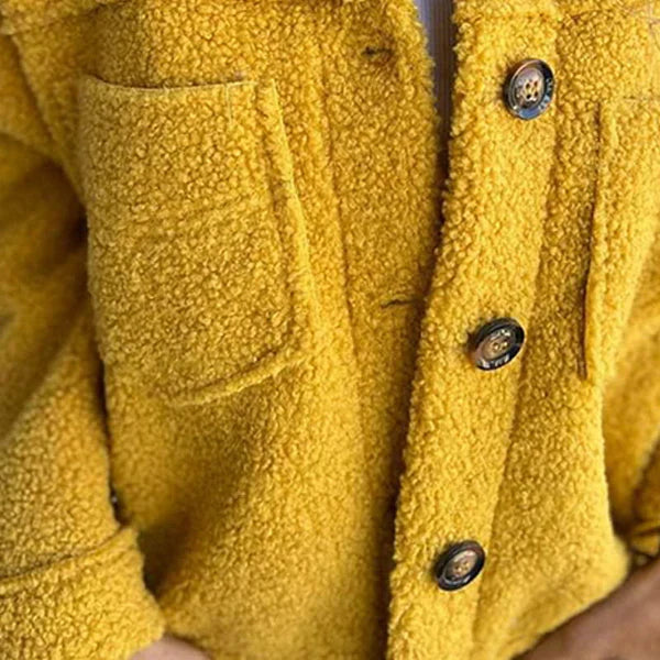 Veste Boutonnée Femme en Style Sherpa 2