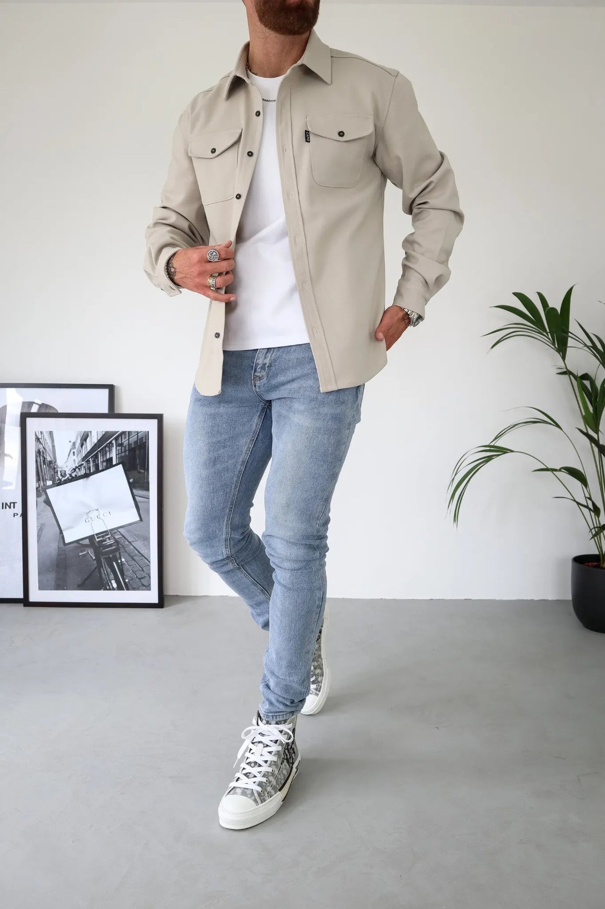 Veste Chemise Moderne pour Hommes 1