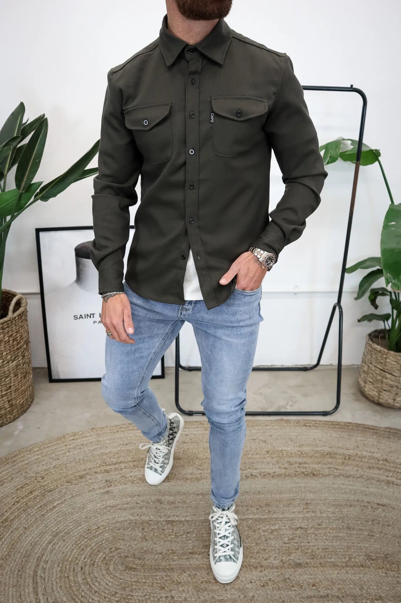 Veste Chemise Moderne pour Hommes 4