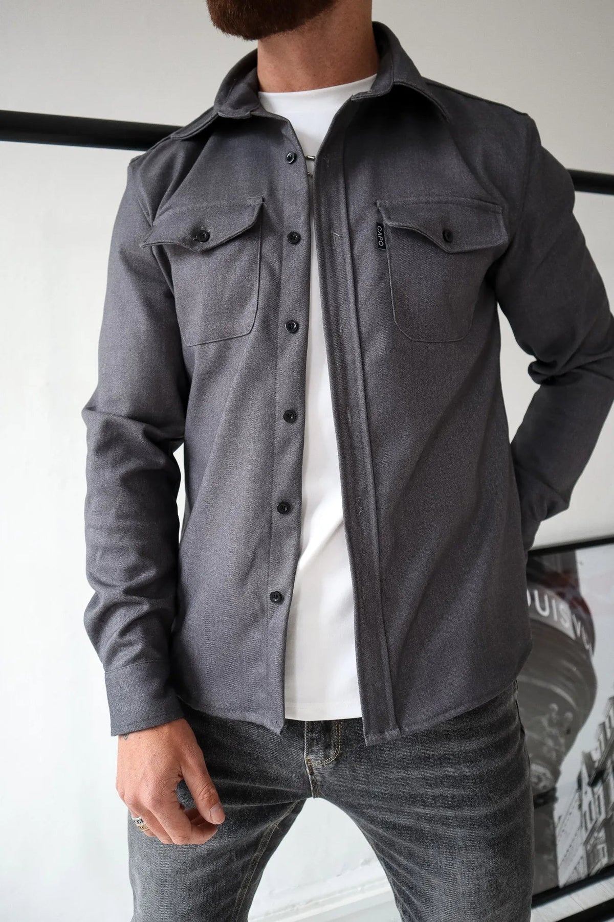 Veste Chemise Moderne pour Hommes 5