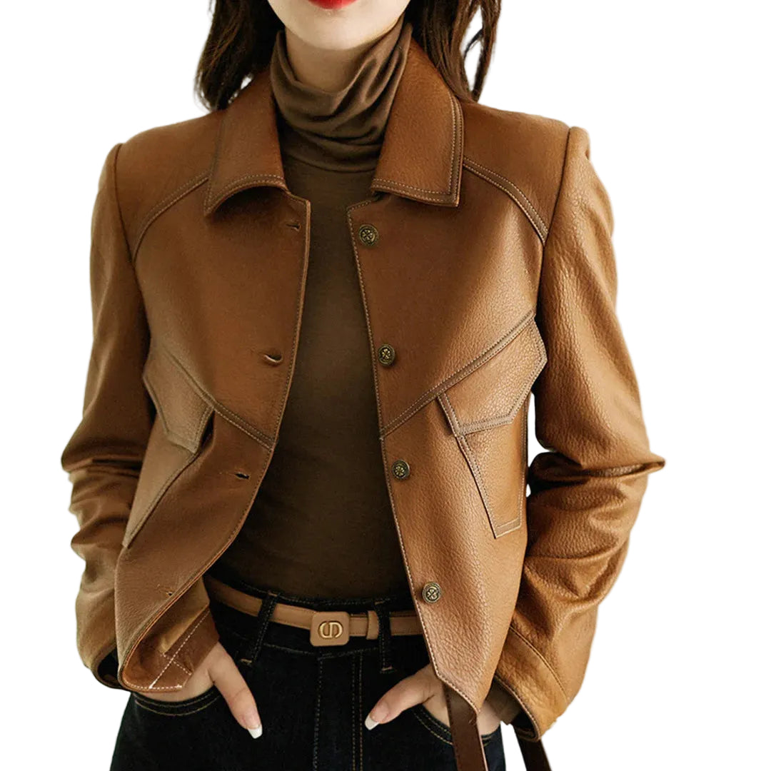 Veste Femme Ajustée Boutonnée Chic 0