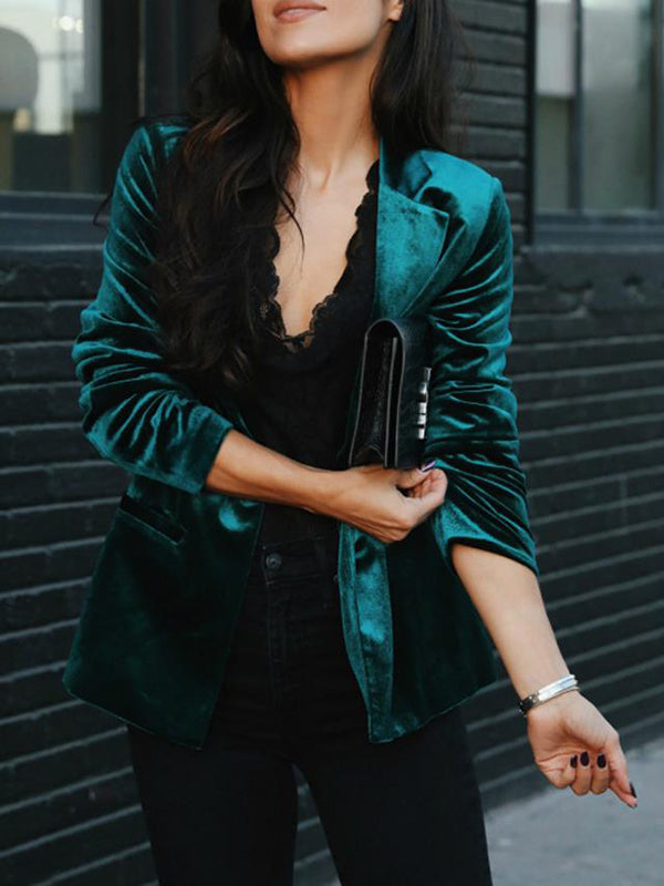 Veste Femme Blazer Velours Chic 1