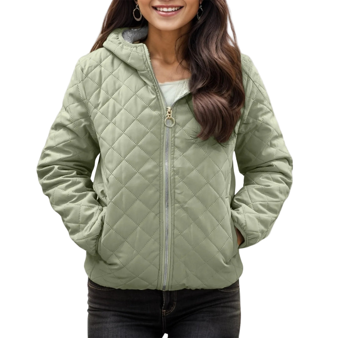 Veste Femme Bouffante avec Capuche 0