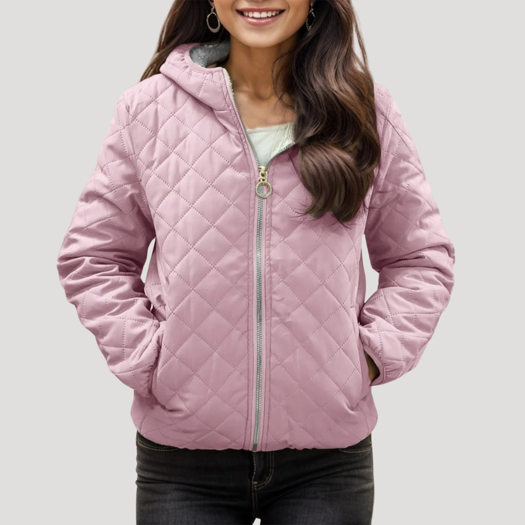 Veste Femme Bouffante avec Capuche 2