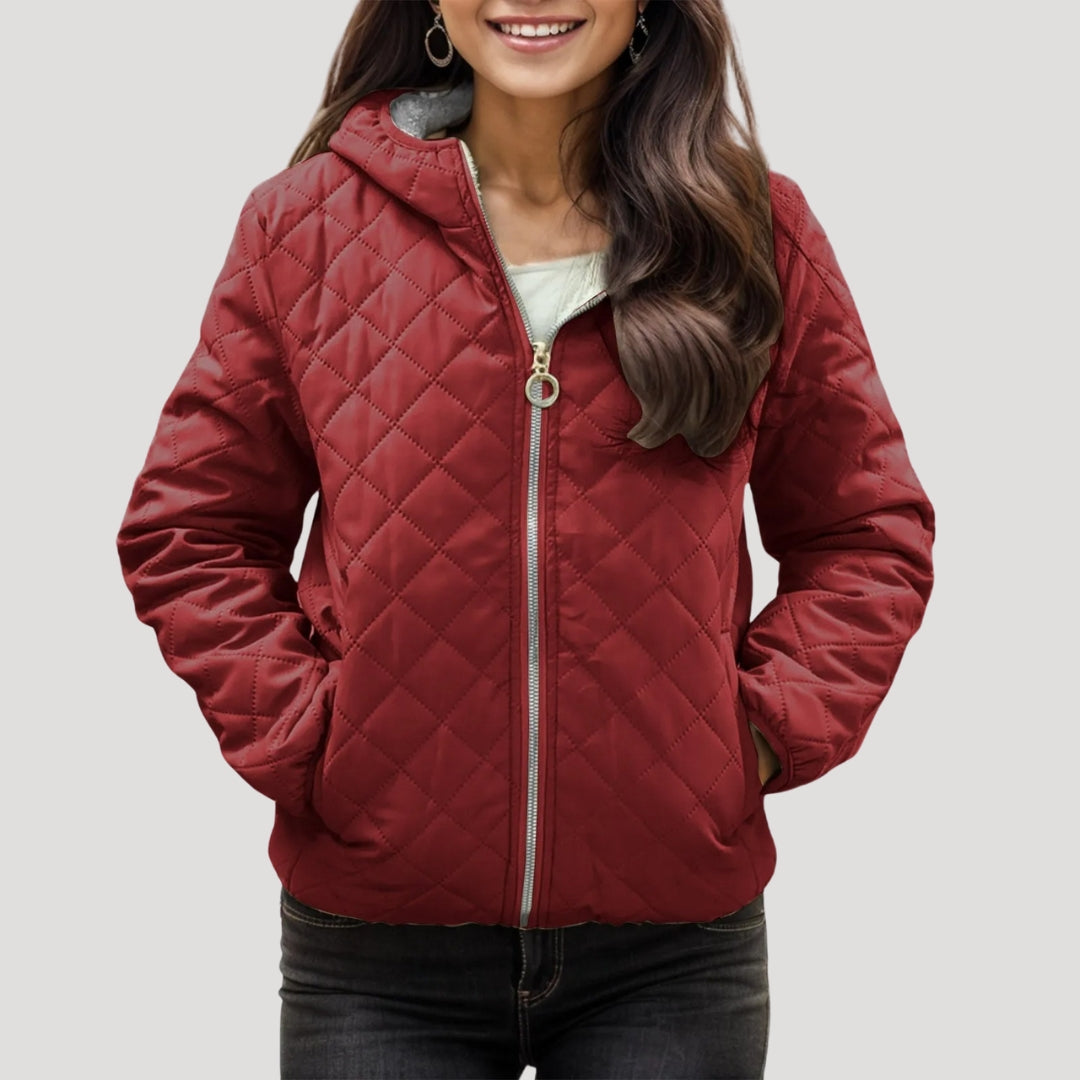 Veste Femme Bouffante avec Capuche 4