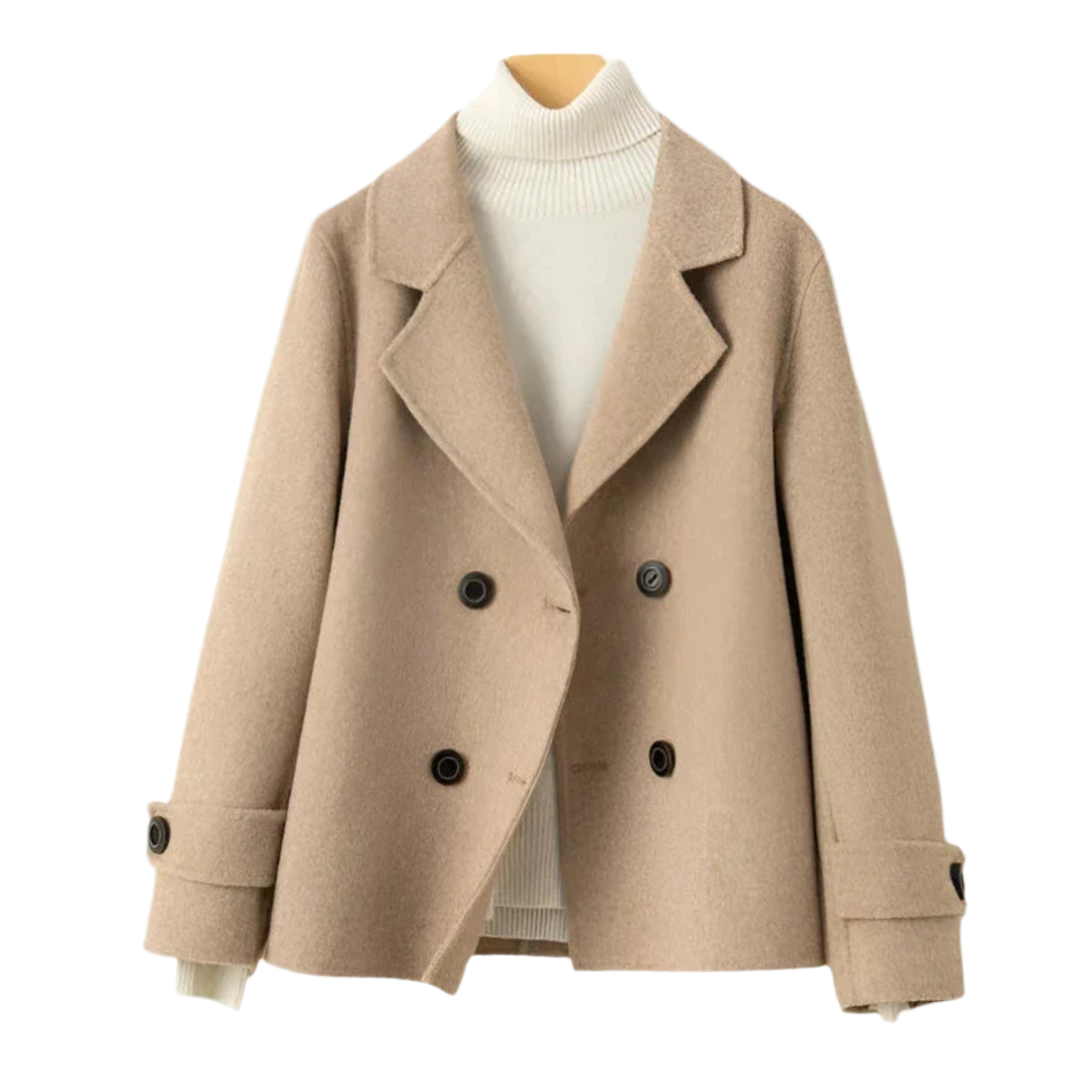 Veste Femme Classique à Double Boutonnage 0