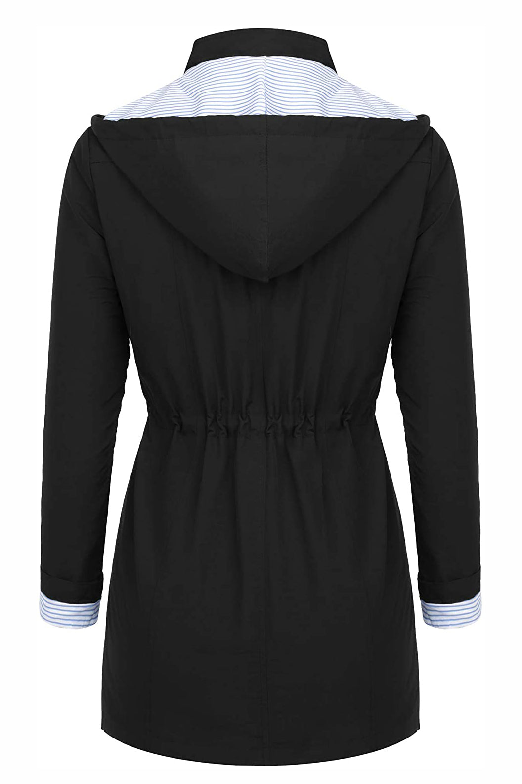 Veste Femme Légère avec Capuche et Taille Ajustable 6
