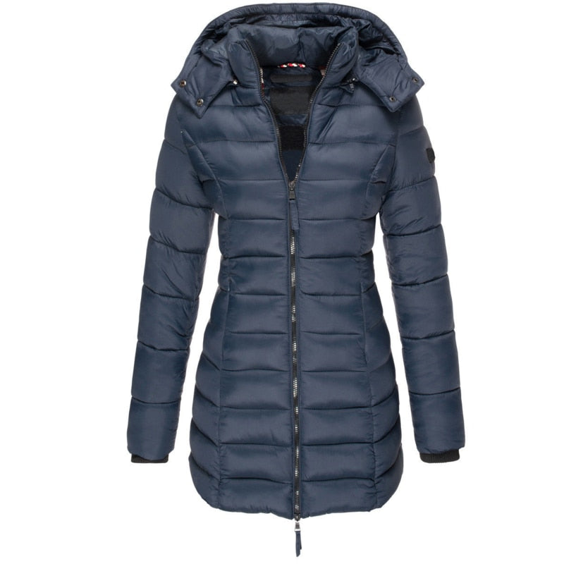 Veste Femme Matelassée avec Capuche 0