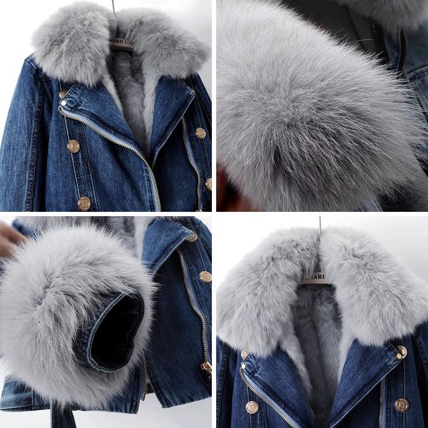 Veste Femme Motard Ceinturée avec Bordure Chic 1