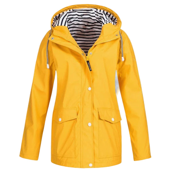 Veste Femme Protection Contre Les Intempéries Ajustée Tissu Résistant 0