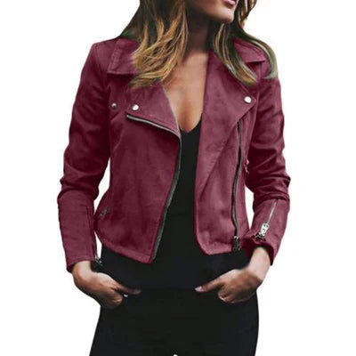 Veste Femme Slimfit PU Moderne 5