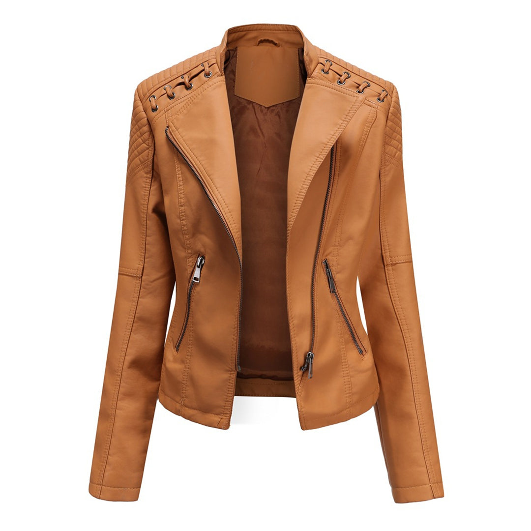 Veste Femme Tendance à Fermeture Éclair 0