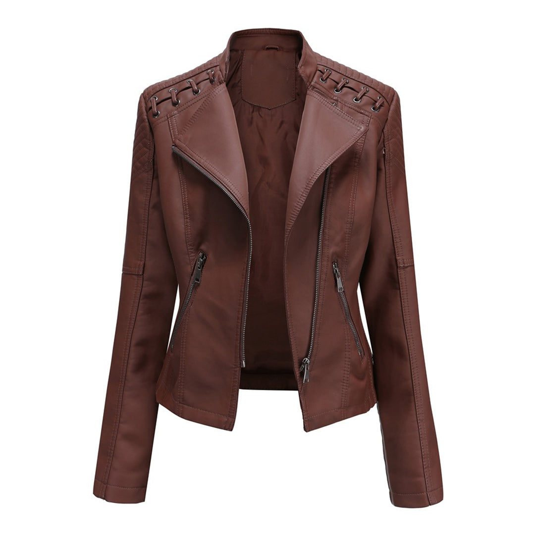 Veste Femme Tendance à Fermeture Éclair 3
