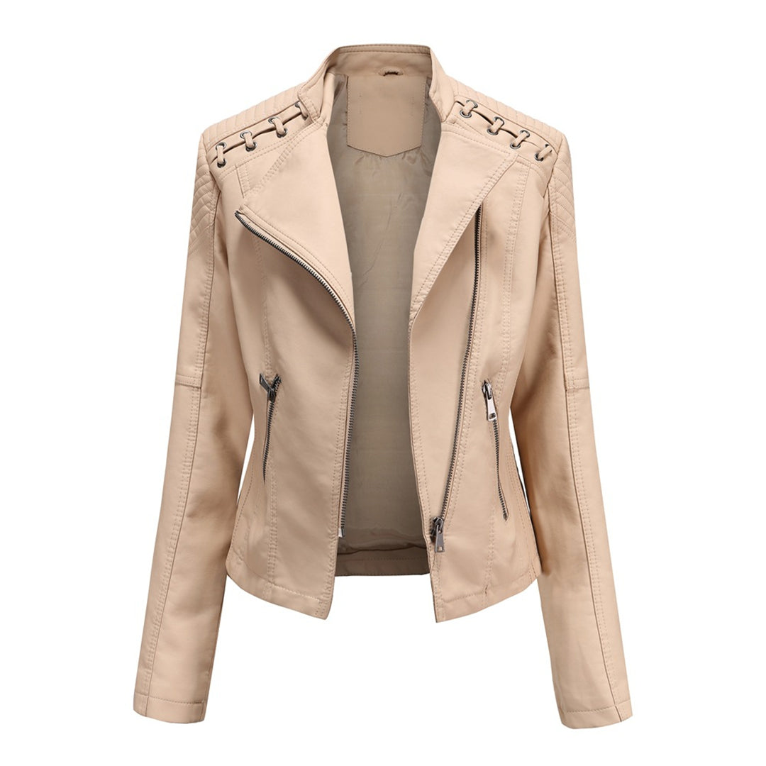 Veste Femme Tendance à Fermeture Éclair 5