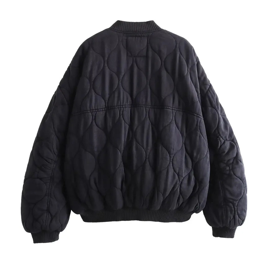 Veste Femme à Col Rond Chic 4