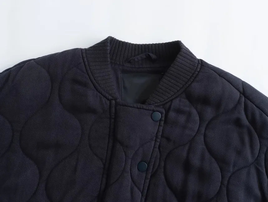 Veste Femme à Col Rond Chic 5