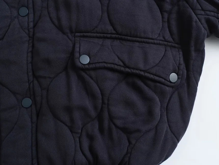 Veste Femme à Col Rond Chic 7