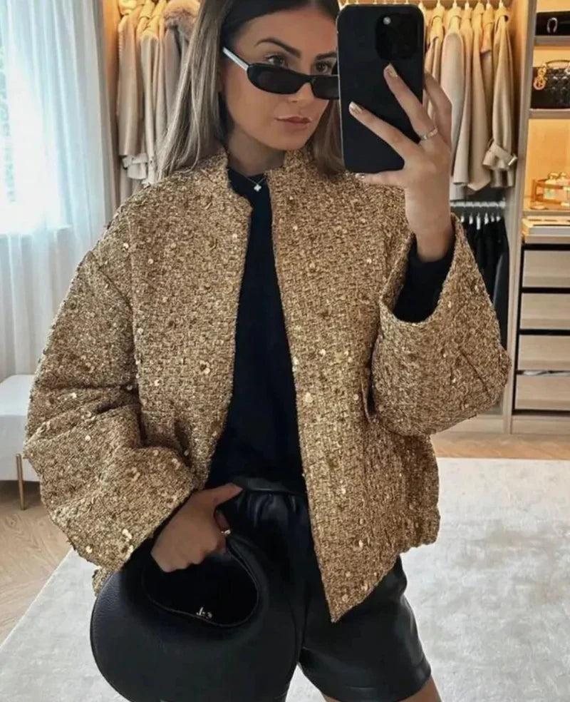 Veste Femme à Paillettes Chic et Tendance 4