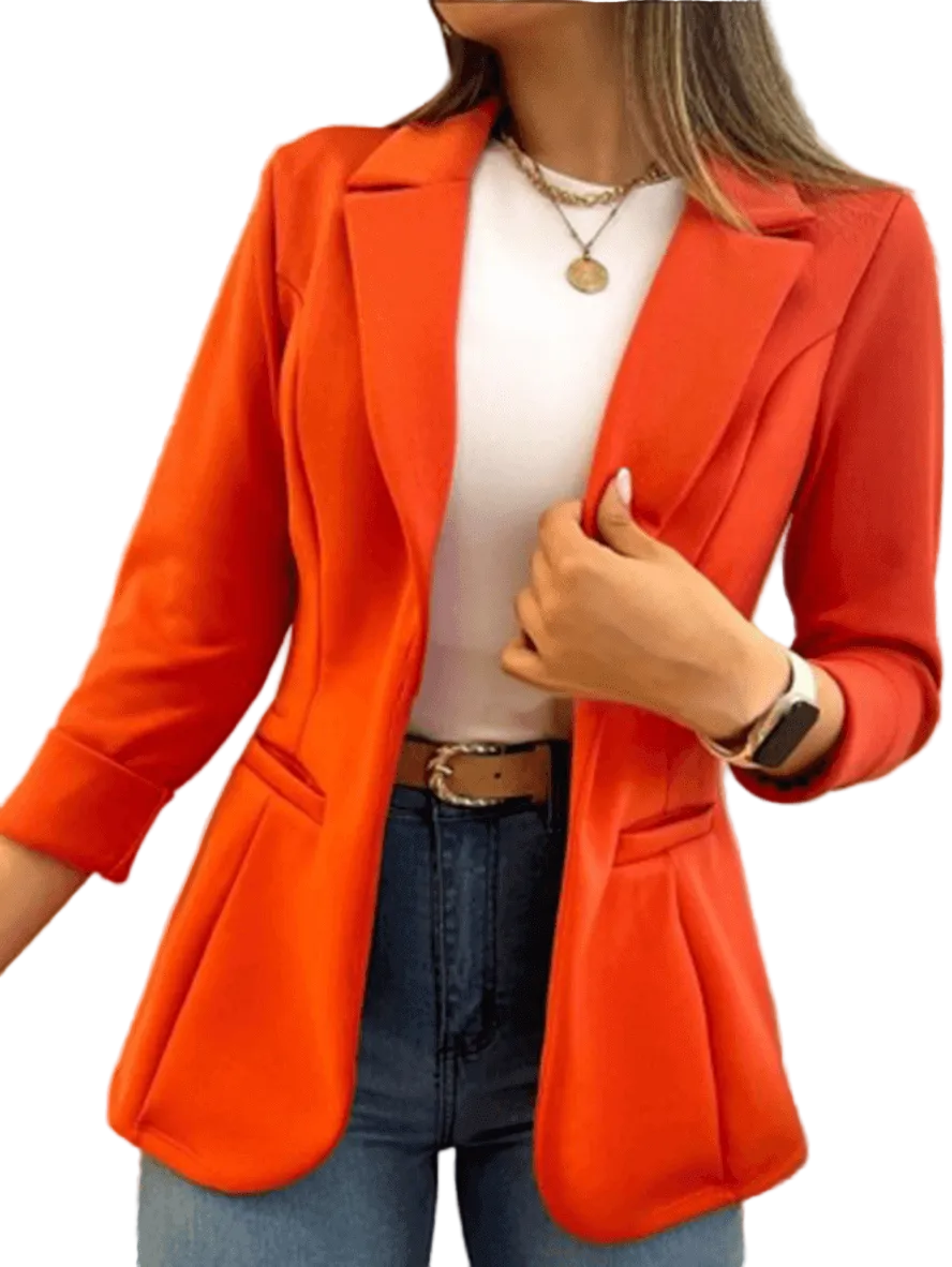 Veste Femme de Bureau à Poches Élégante 2