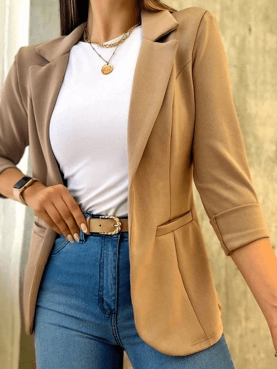 Veste Femme de Bureau à Poches Élégante 4
