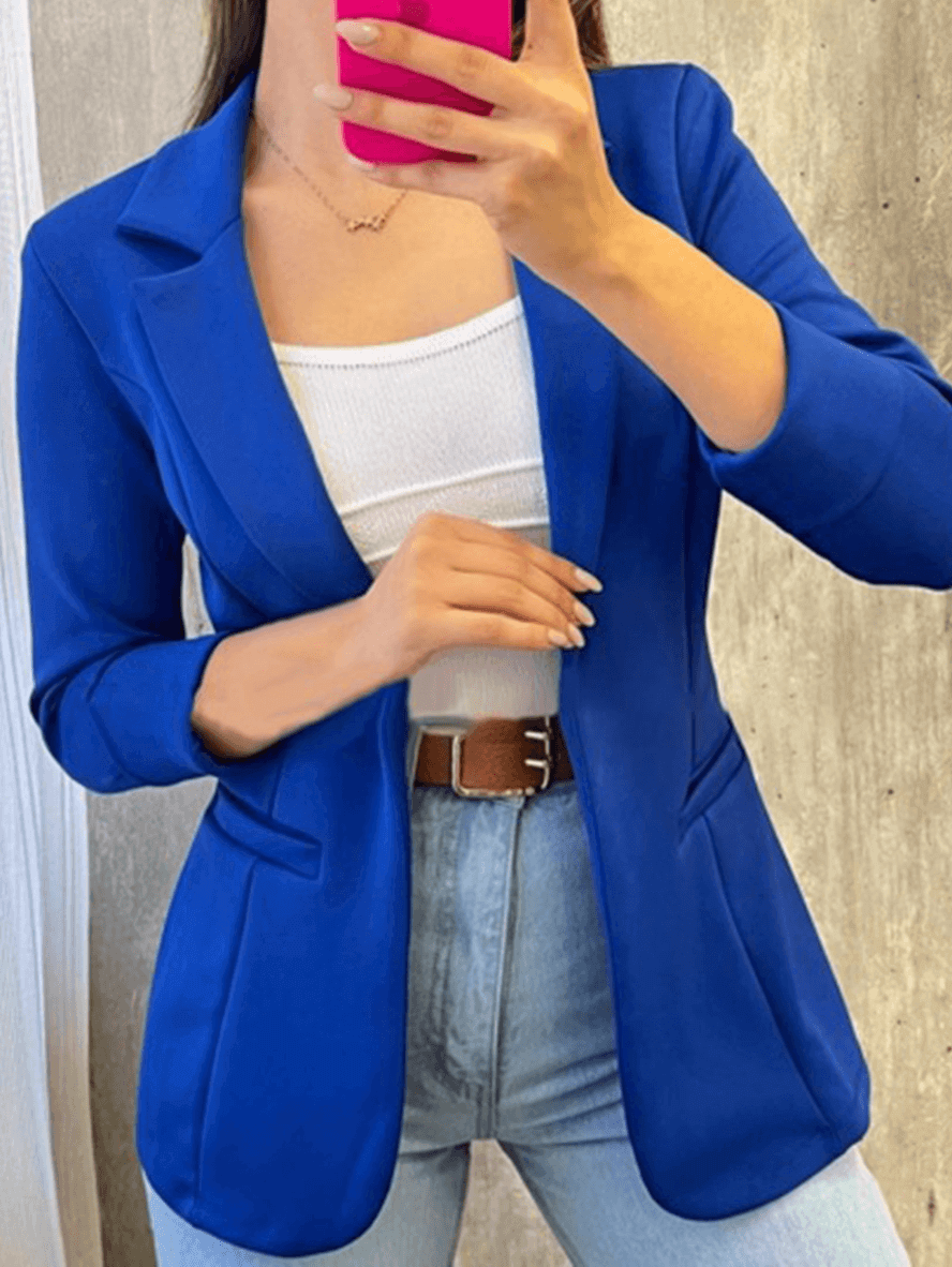 Veste Femme de Bureau à Poches Élégante 6