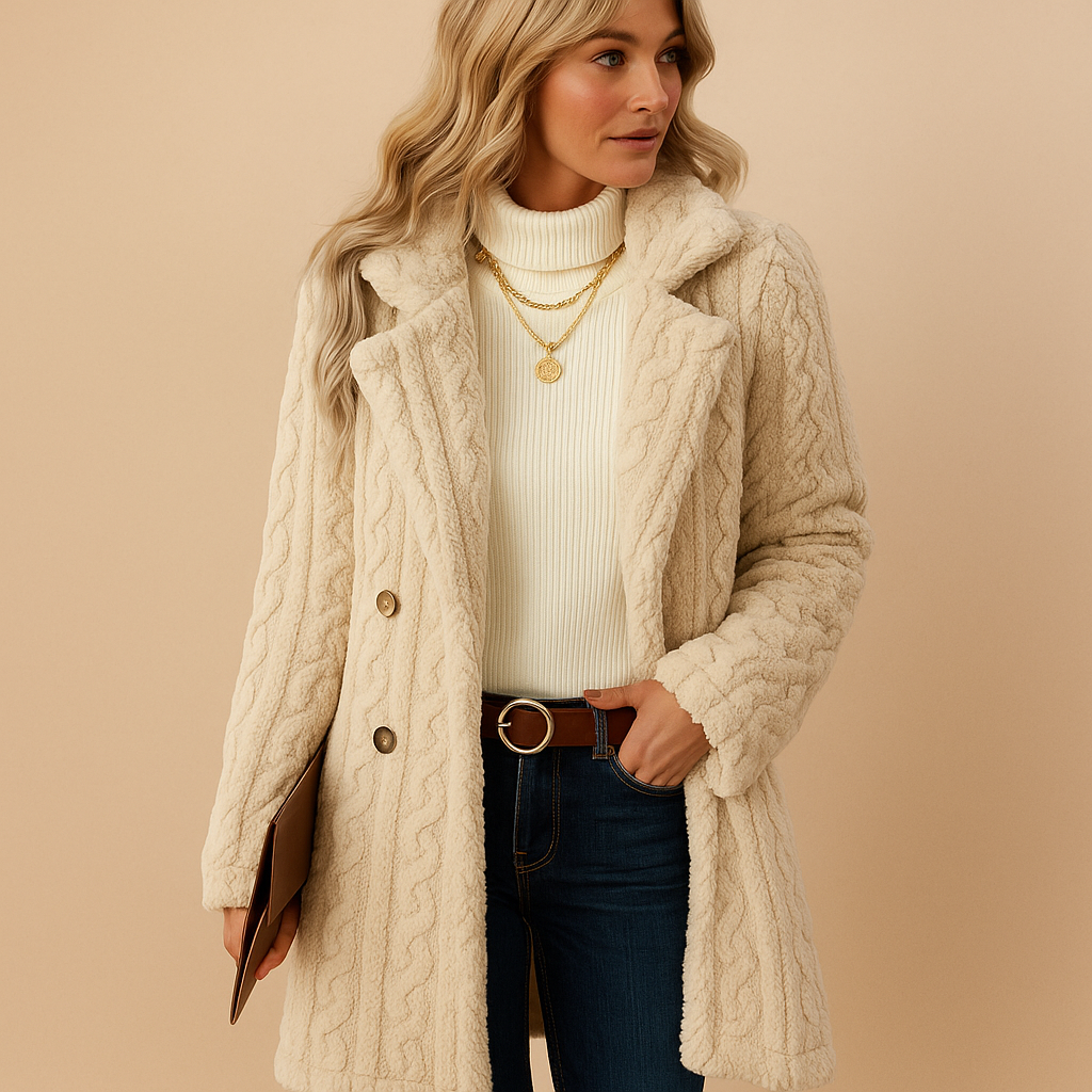Veste Hiver Femme Ajustée Design Intemporel 0