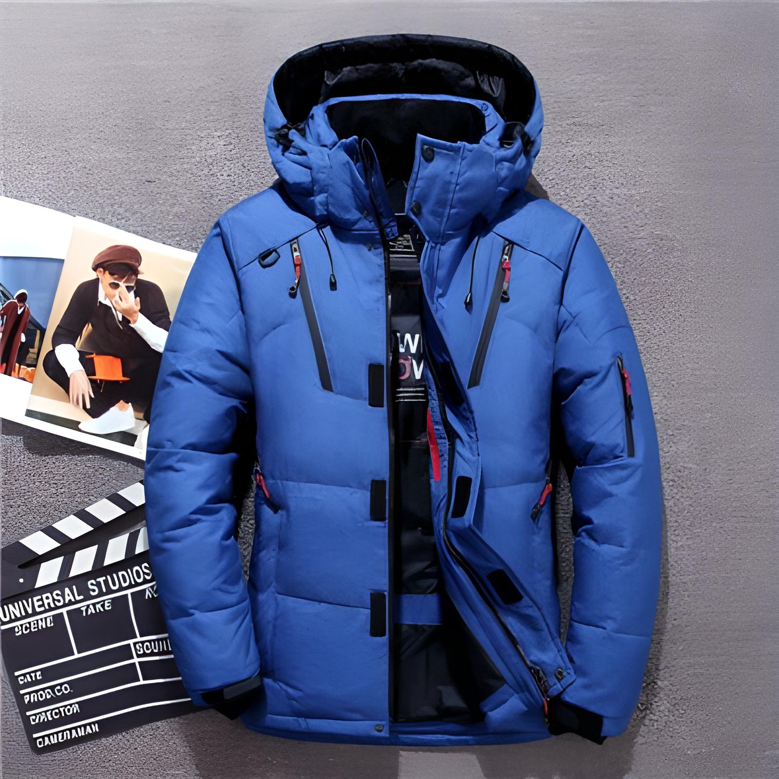 Veste Hiver Femme Moderne Avec Capuche Silhouette Ajustée 4