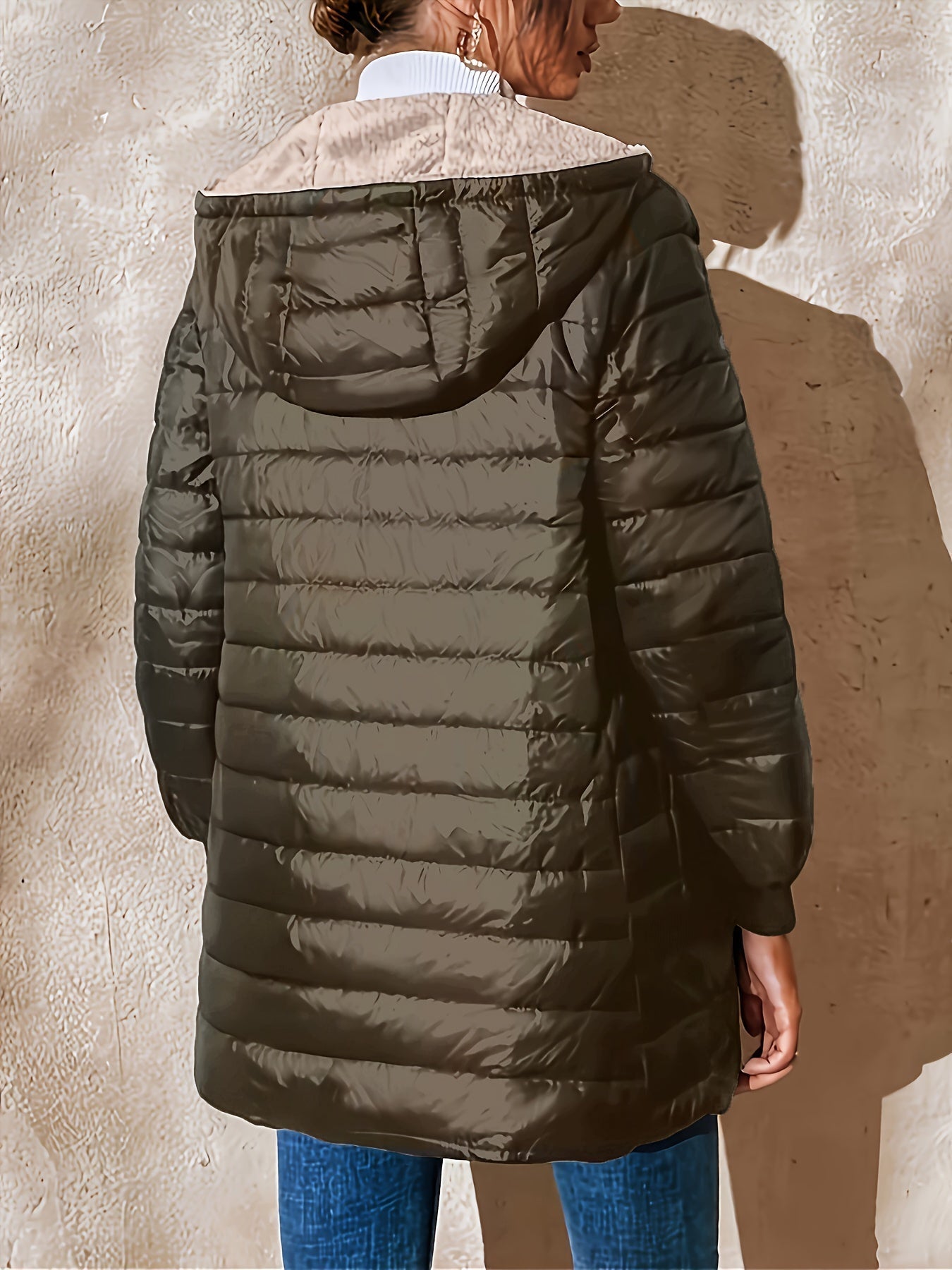 Veste Hiver Femme Moderne Coupe-Vent et Imperméable 1