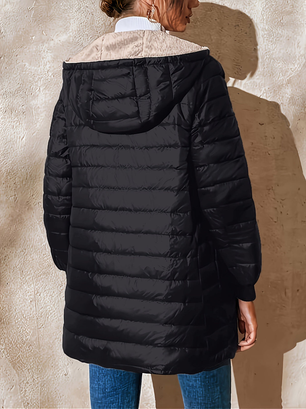 Veste Hiver Femme Moderne Coupe-Vent et Imperméable 3