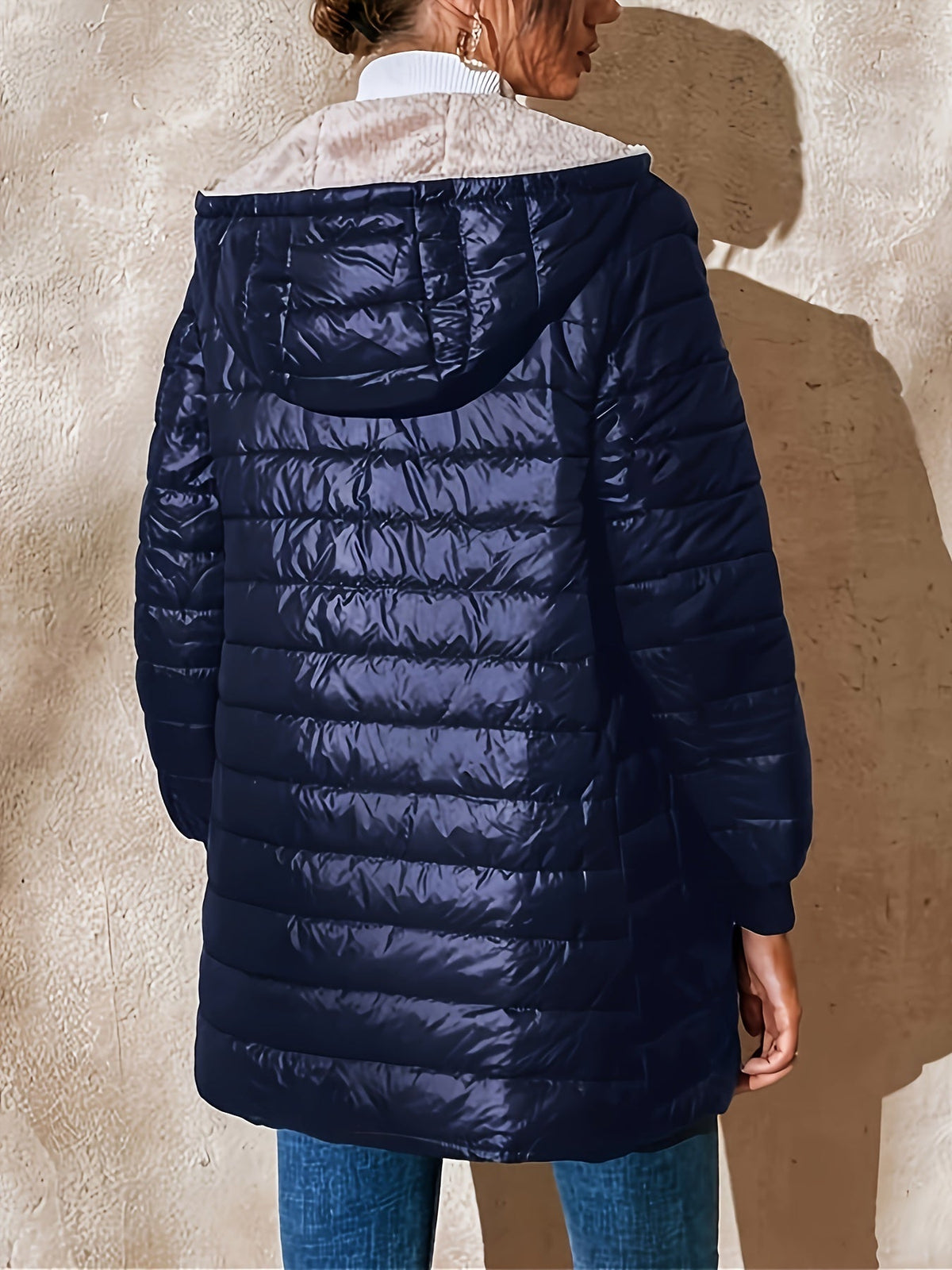 Veste Hiver Femme Moderne Coupe-Vent et Imperméable 5