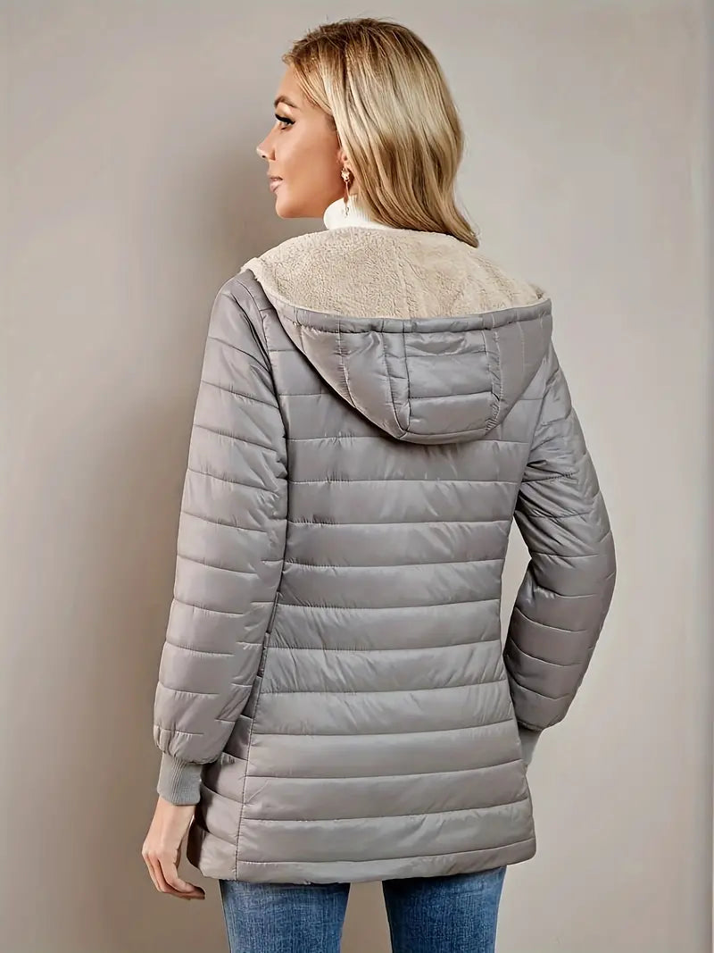 Veste Hiver Femme Moderne Coupe-Vent et Imperméable 7
