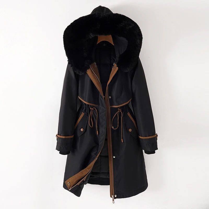 Veste Hiver Femme Moderne à Capuche 1