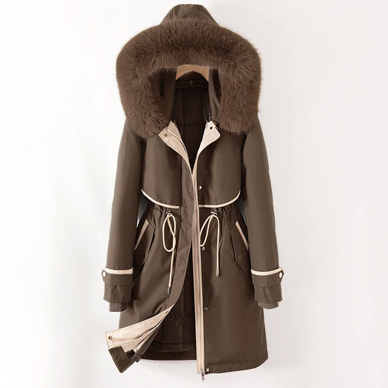 Veste Hiver Femme Moderne à Capuche 3