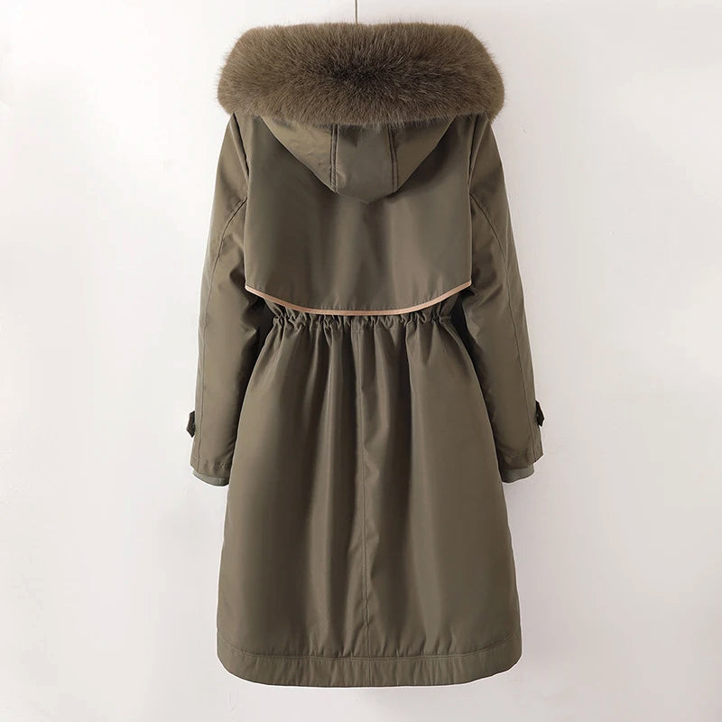 Veste Hiver Femme Moderne à Capuche 5