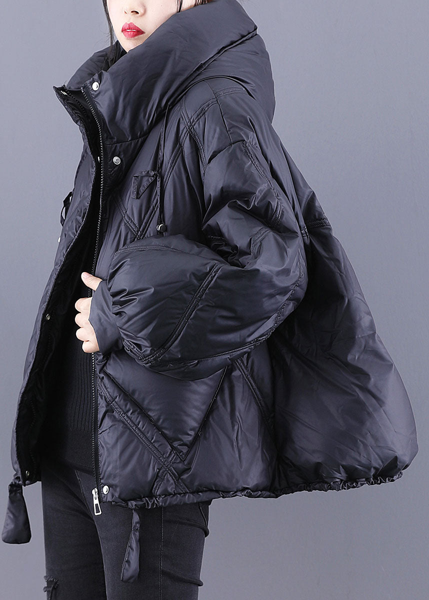 Veste Hiver Femme à Capuche en Duvet, Coupe Ample et Zippée 5