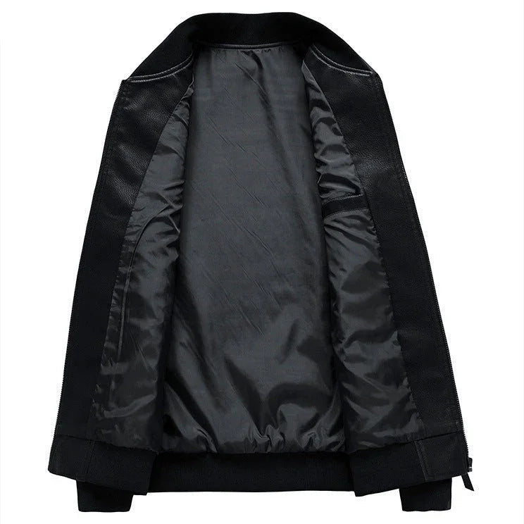 Veste Homme Bomber Moderne avec Col Côtelé 2