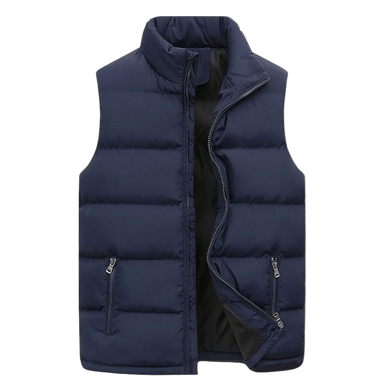 Veste Homme Doudoune Sans Manche Moderne Ajustée 0