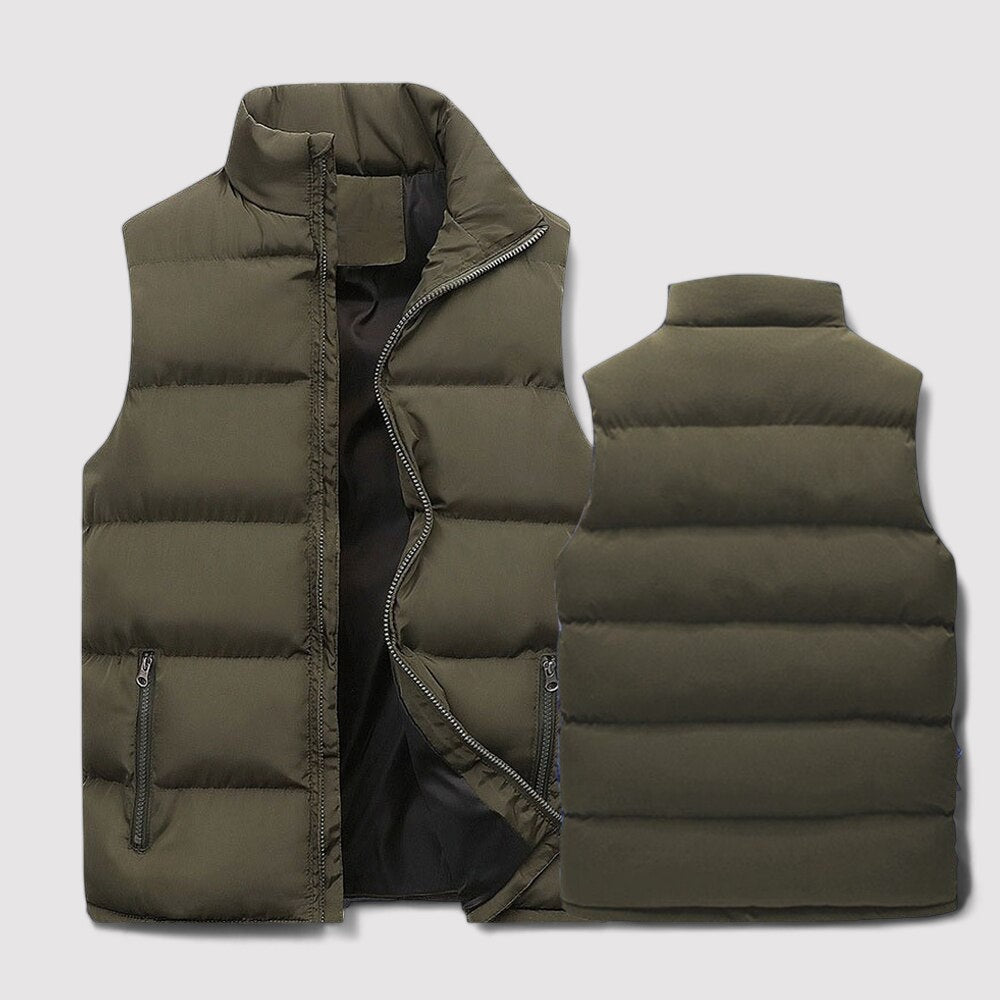 Veste Homme Doudoune Sans Manche Moderne Ajustée 3
