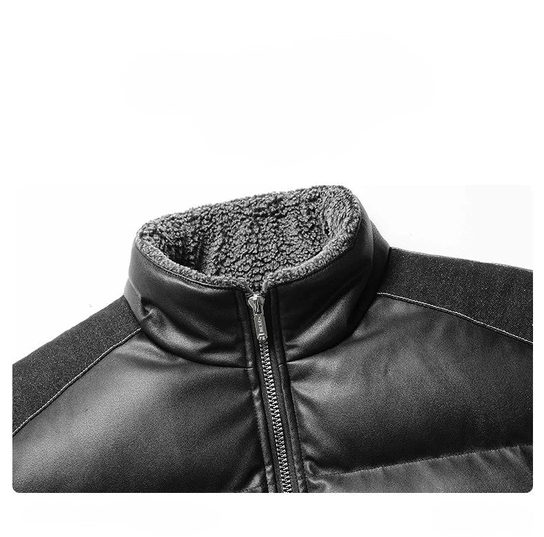 Veste Homme Doudoune à Patch en Jean Moderne 3