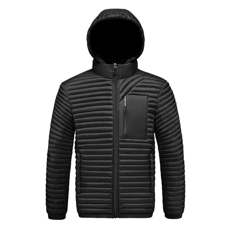 Veste Homme Matelassée à Capuche Moderne 0
