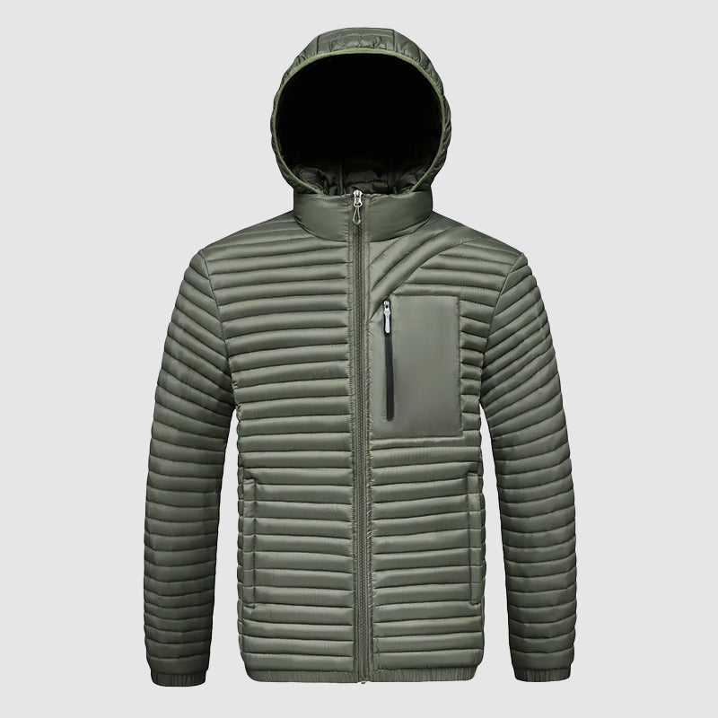 Veste Homme Matelassée à Capuche Moderne 1