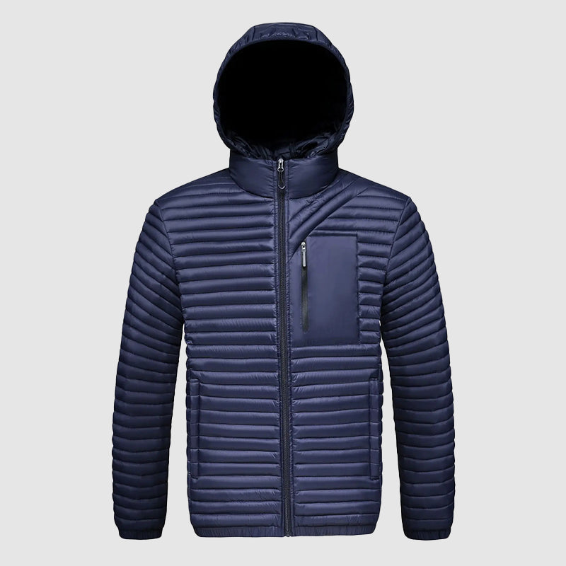 Veste Homme Matelassée à Capuche Moderne 2