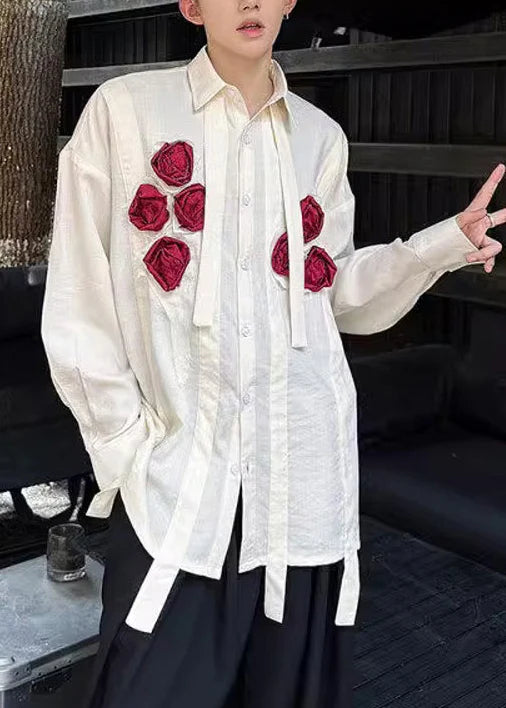 Veste Homme Oversize Motif Floral Automne 1