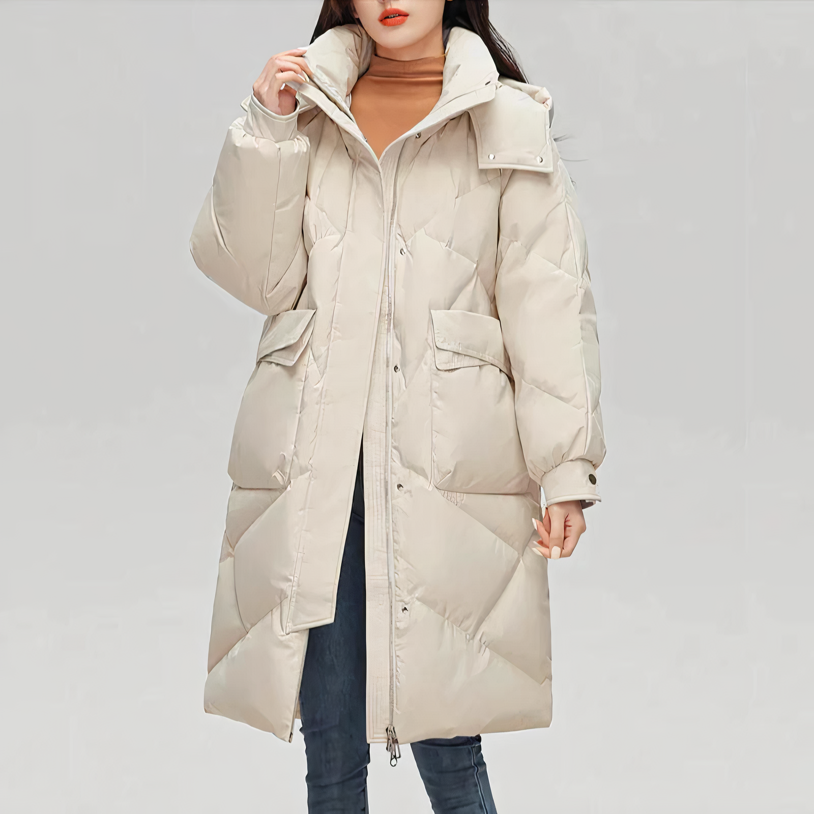 Veste Longue Femme Chic 3