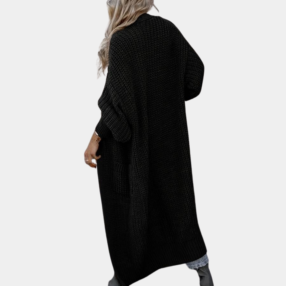 Veste Longue Tricotée Femme Chic 1