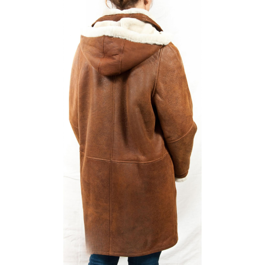 Veste Longue à Capuche pour Femme Décontractée 3