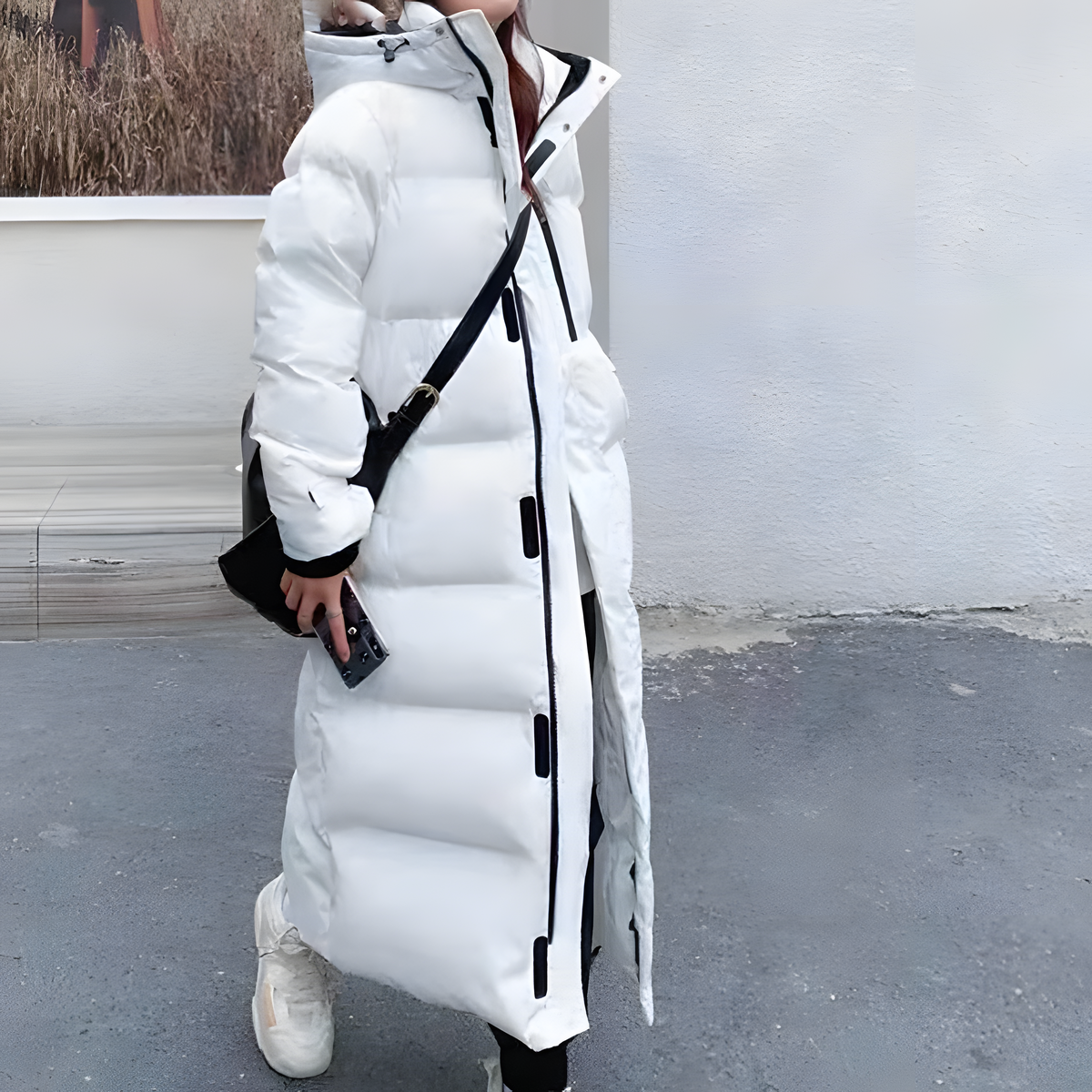 Veste Longue en Duvet pour Hommes Résistante au Vent 3